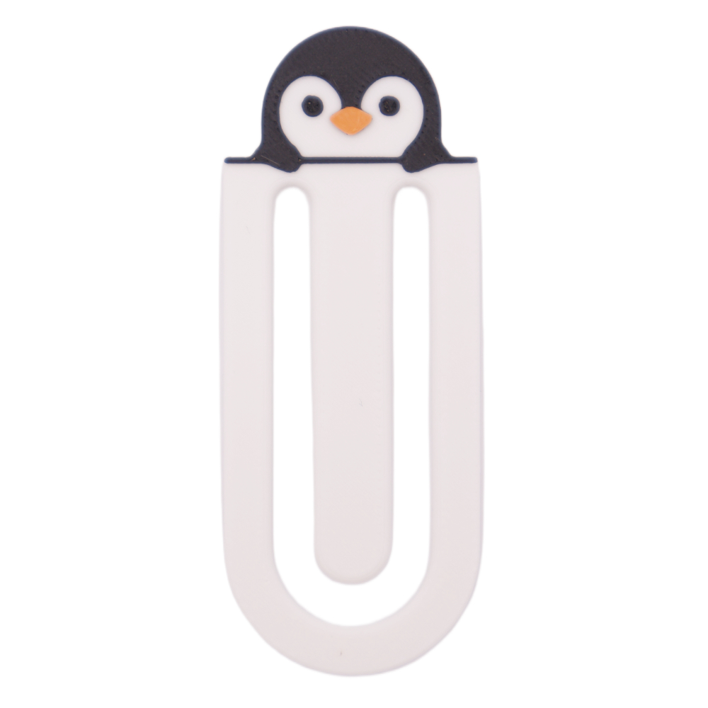 Bookmark Peeking Penguin