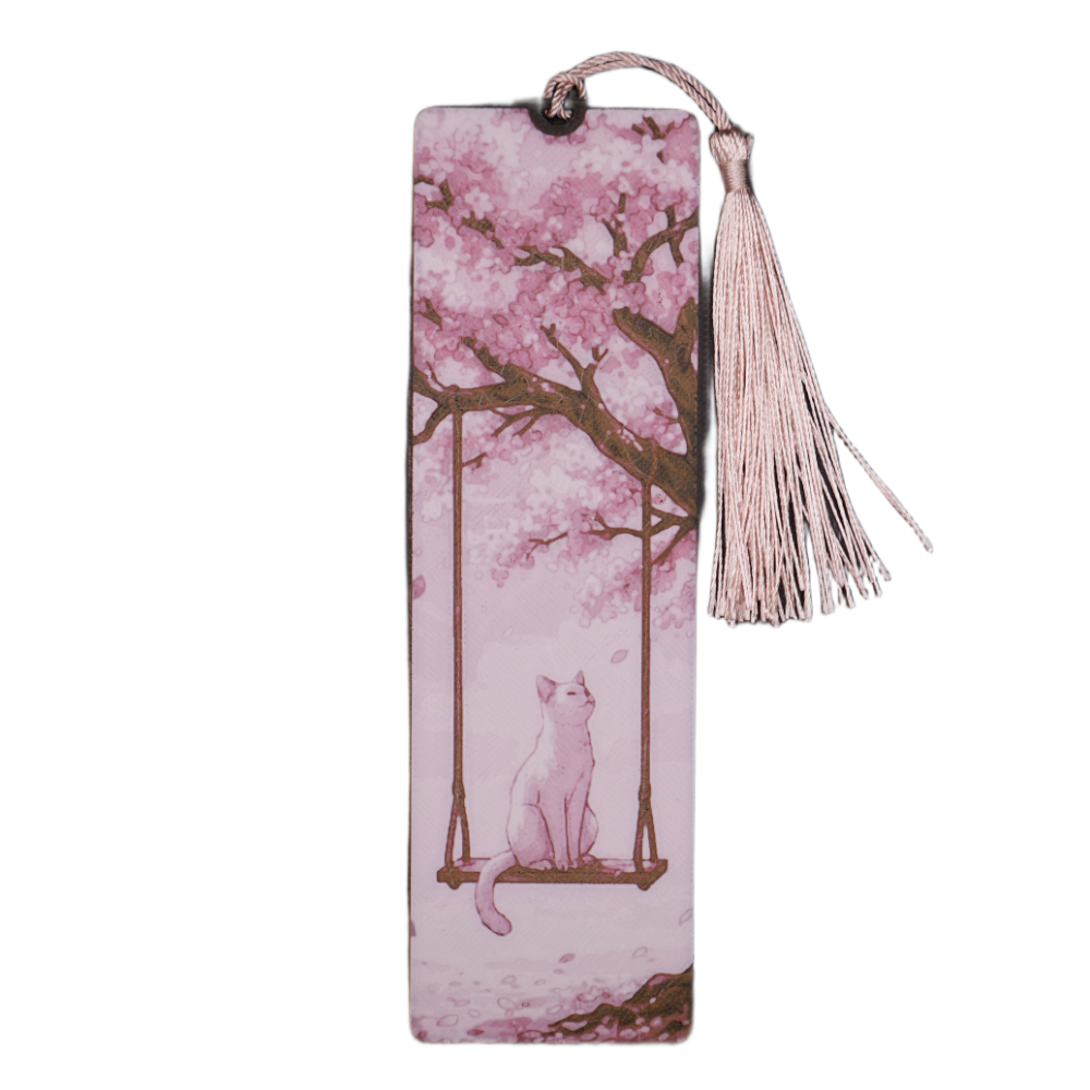 Bookmark Feline Sakura Bliss
